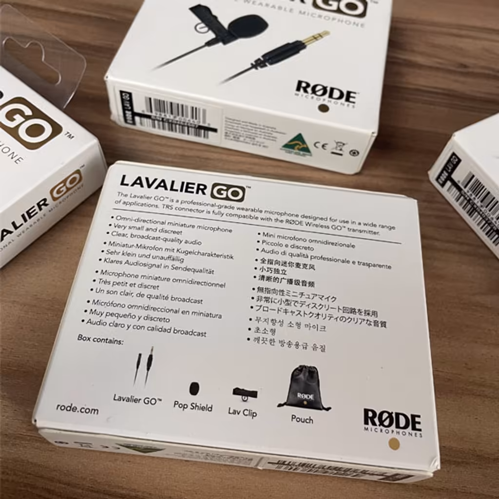 Lapela Profissional Rode Lavalier Go