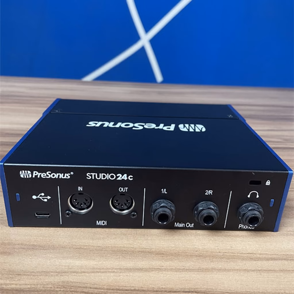 Interface de Áudio Presonus Studio 24c Última Geração