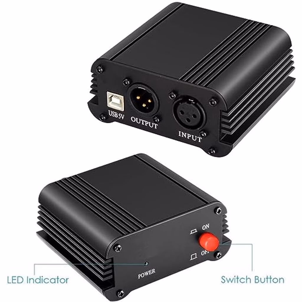 Fonte de Alimentação Phantom Power de 48V