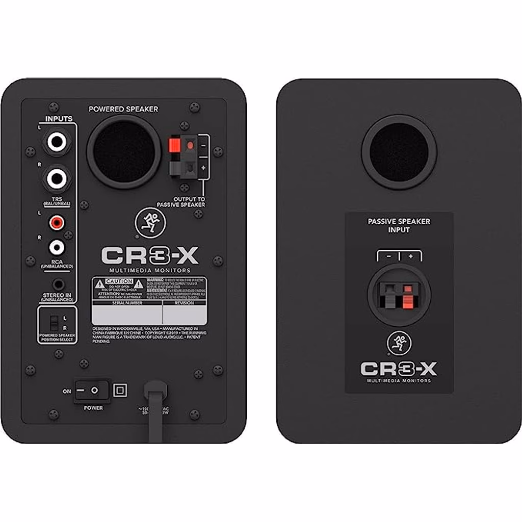 Par de Monitores de Áudio MACKIE CR3-X de Rerefência