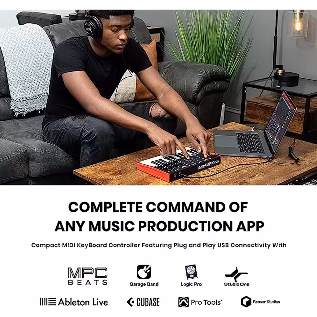 AKAI Professional MPK Mini MK3 Black 25 Teclas Midi