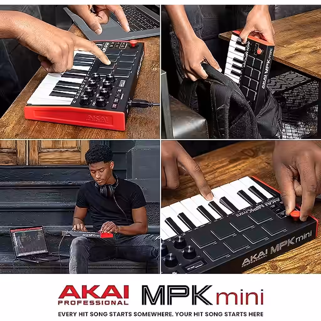 AKAI Professional MPK Mini MK3 Black 25 Teclas Midi