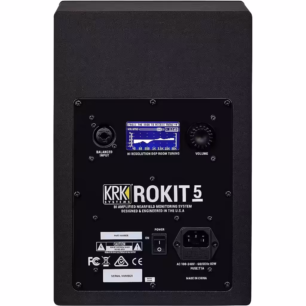 KRK Monitor de estúdio RP5 Rokit G4 Preto RP5G4-NA