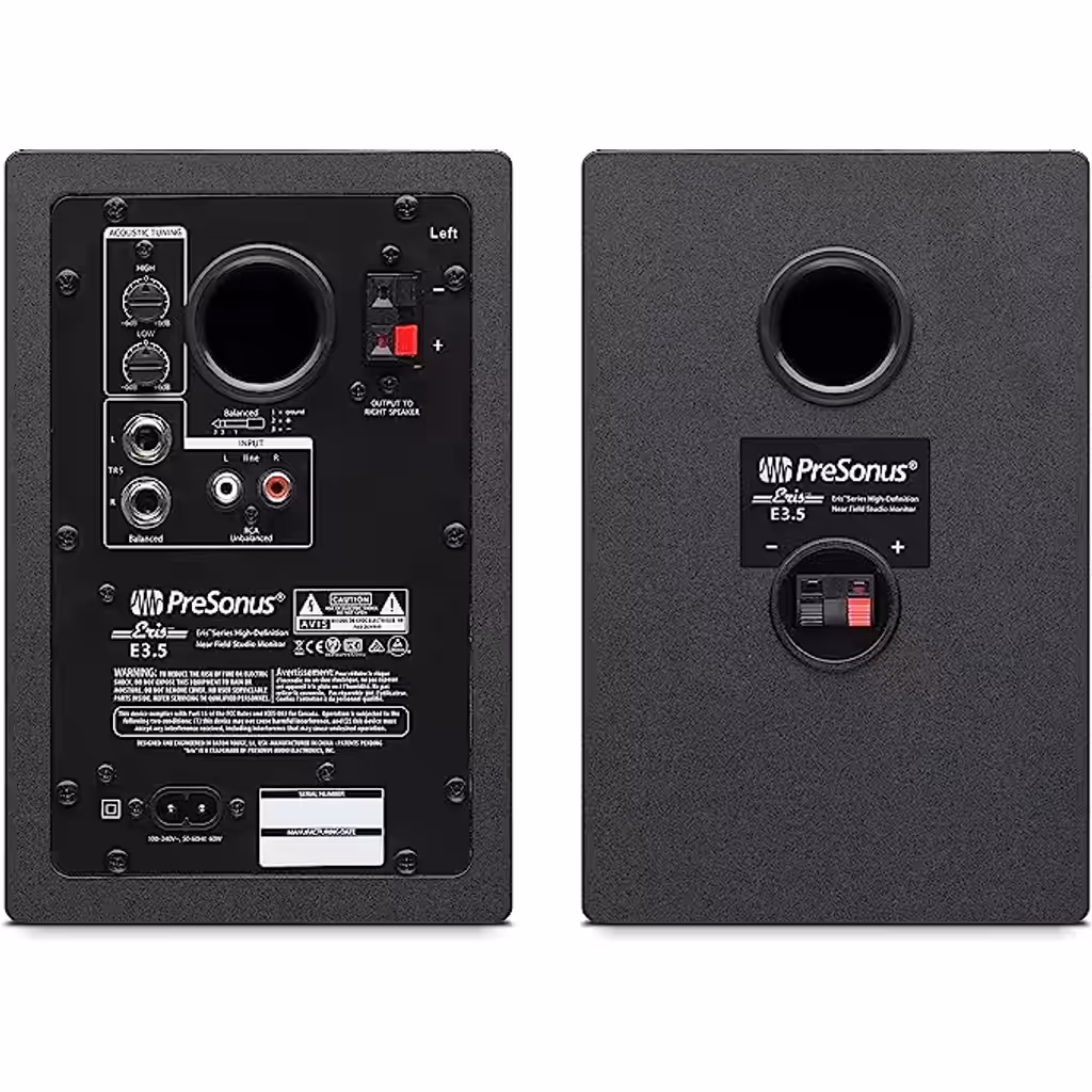 Par de Monitores PreSonus Eris E3.5-3.5 de Referência