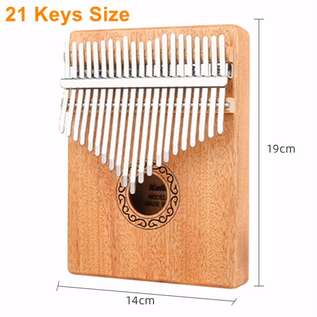 Kalimba 21 Teclas Madeira Mogno