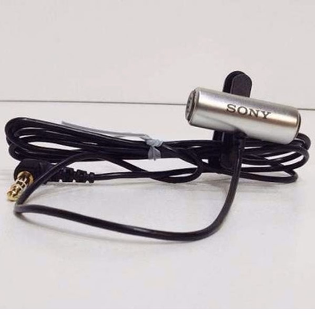 Microfone de Lapela Profissional Sony ECM-CS3