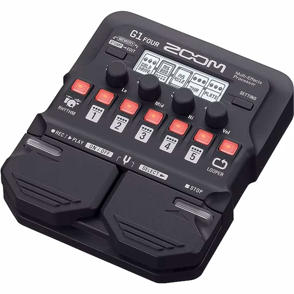 Pedal Zoom G1 Four Multi-efeitos para Guitarra