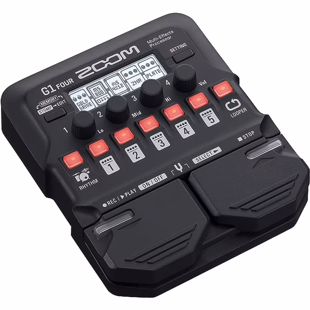 Pedal Zoom G1 Four Multi-efeitos para Guitarra