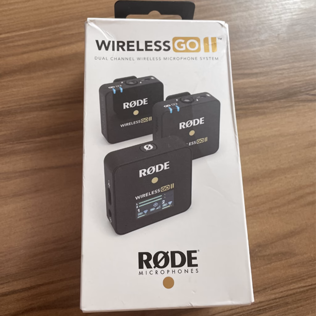 Wireless GO II Dual Chanel Rode Microphones