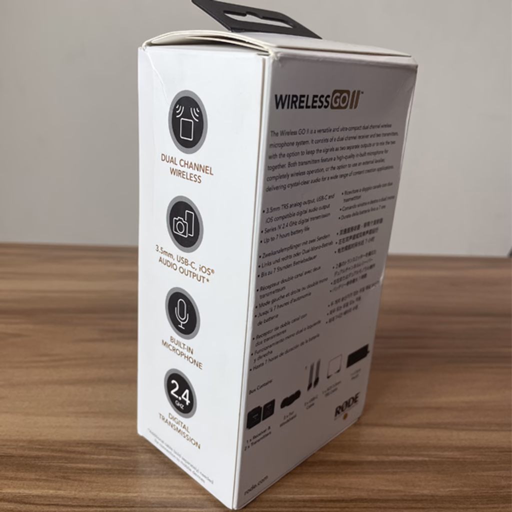 Wireless GO II Dual Chanel Rode Microphones