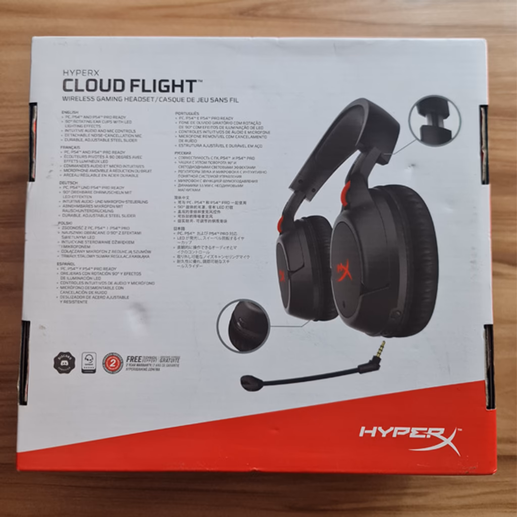 Headset Gamer Cloud Flight Wireless